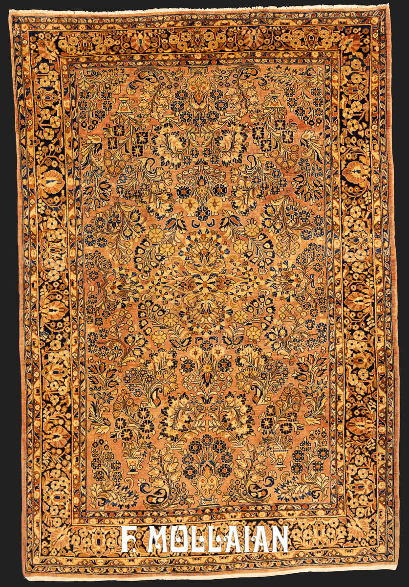 Tapis Sarouk (Sarugh) Couleur Rouille/Rouge n°:23719038